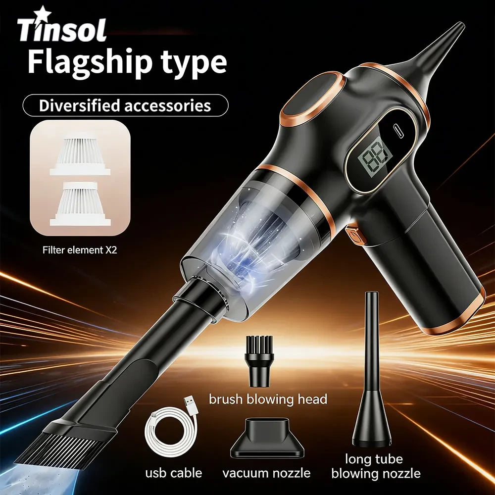 TINSOL Wireless Handheld Car Vacuum Cleaner