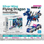 Collision Transforming Dinosaur Car