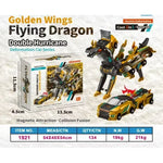 Collision Transforming Dinosaur Car