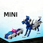 Collision Transforming Dinosaur Car