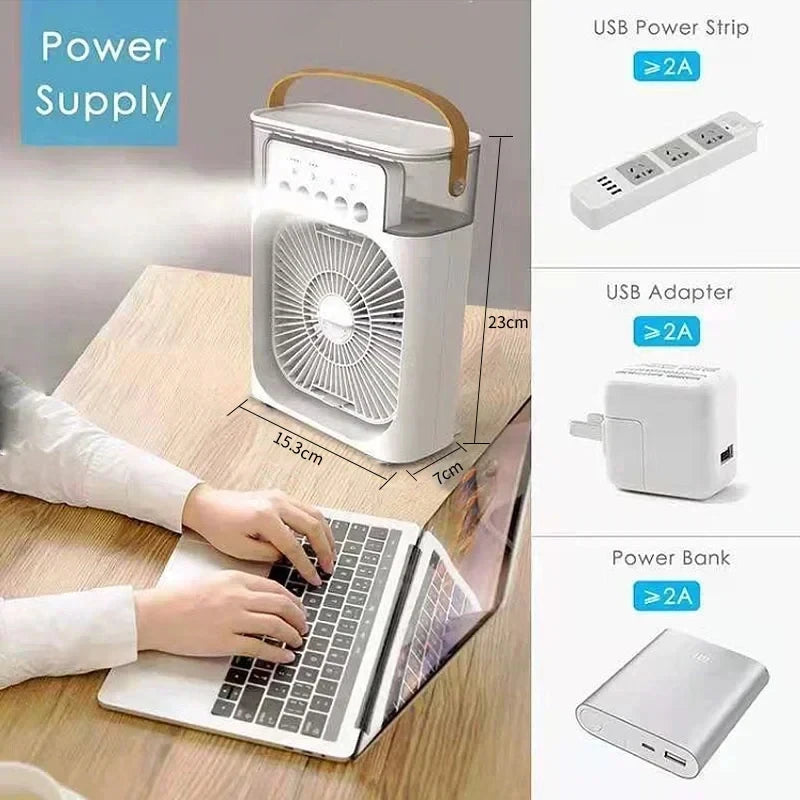 Portable Humidifying Air Cooler Fan