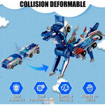 Collision Transforming Dinosaur Car