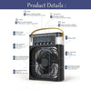 Portable Humidifying Air Cooler Fan